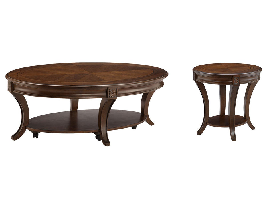 Winslet - Round Caster Cocktail Table Set