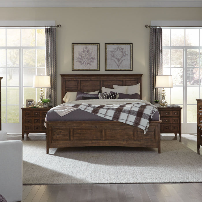 Bay Creek - Complete Panel Bed With Storage Rails