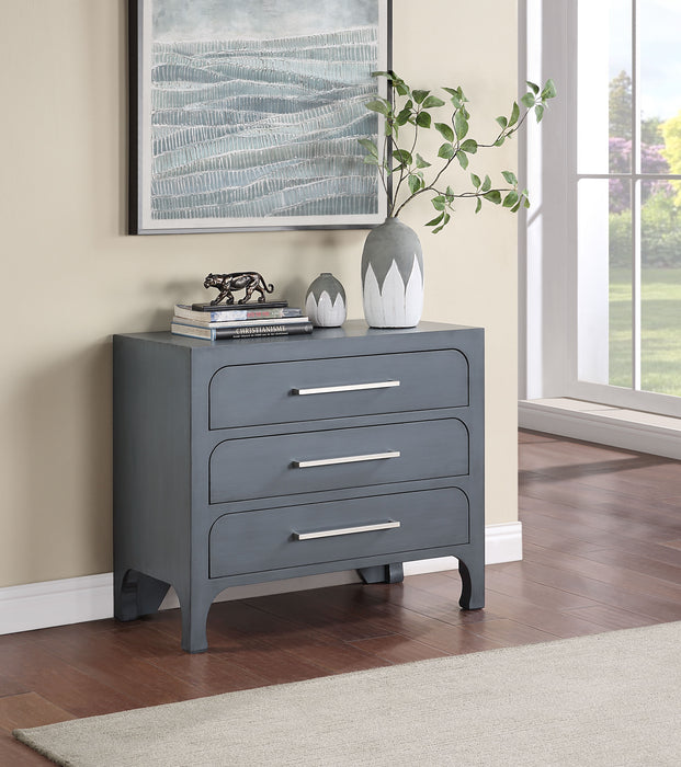 Chelsea - Three Drawer Accent Chest - Burnished Gray