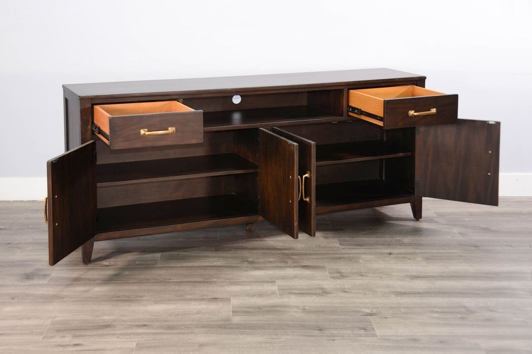 Media Console With Two Cabinets