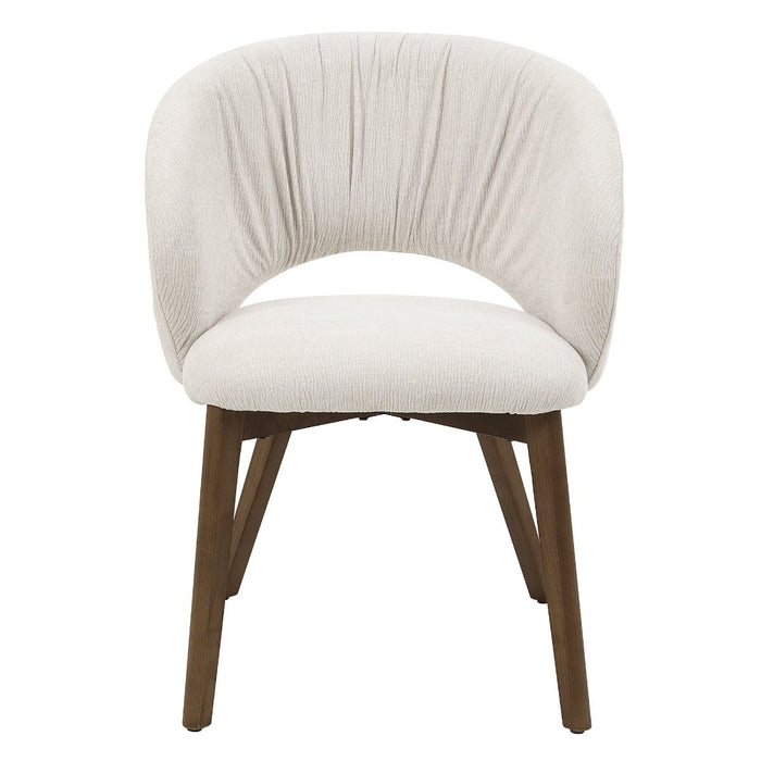 Eada - Arm Chair (Set of 2) - Beige Chenille