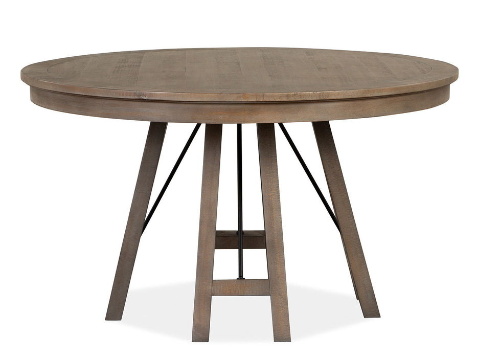 Paxton Place - Round Dining Table - Dovetail Gray