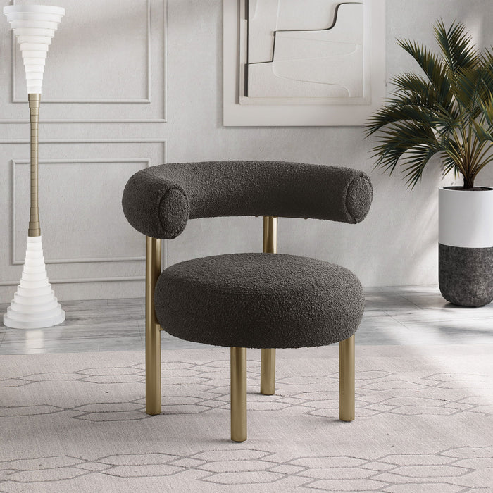 Bordeaux - Boucle Fabric Accent Chair