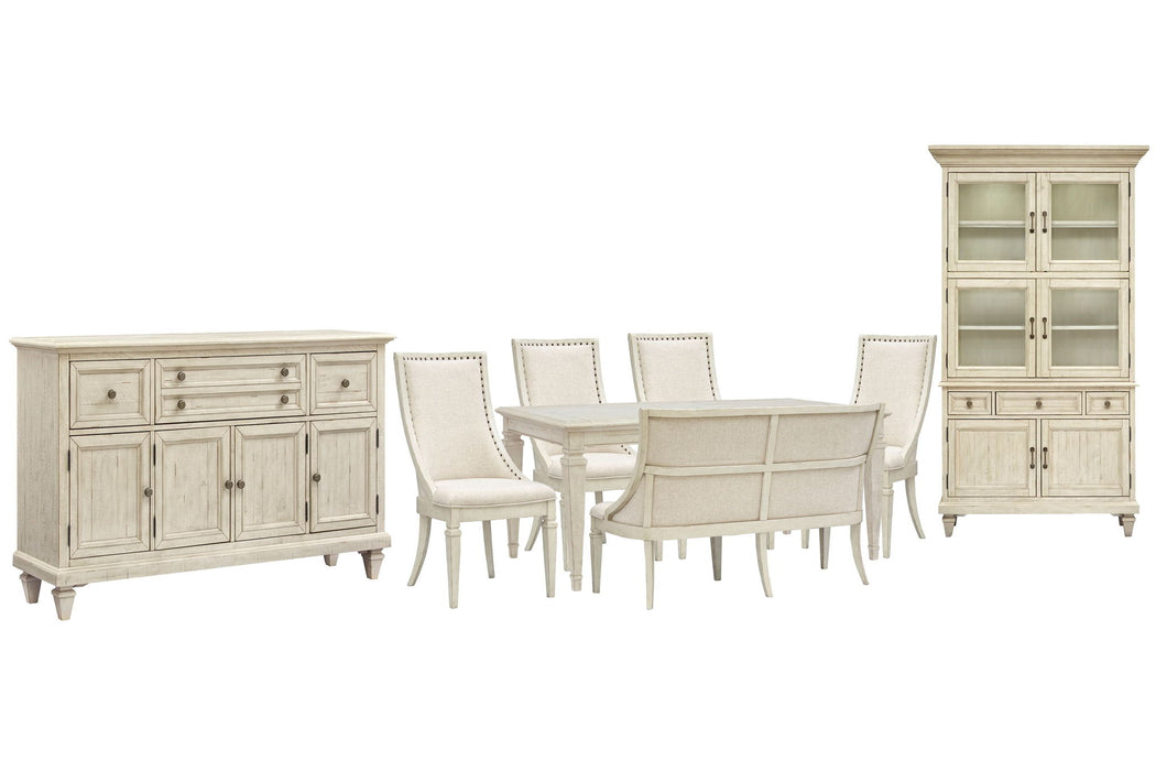 Newport - 8 Piece Extendable Rectangular Dining Table Set