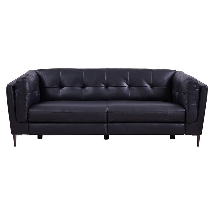 Primrose - Contemporary Sofa - Dark Metal / Navy