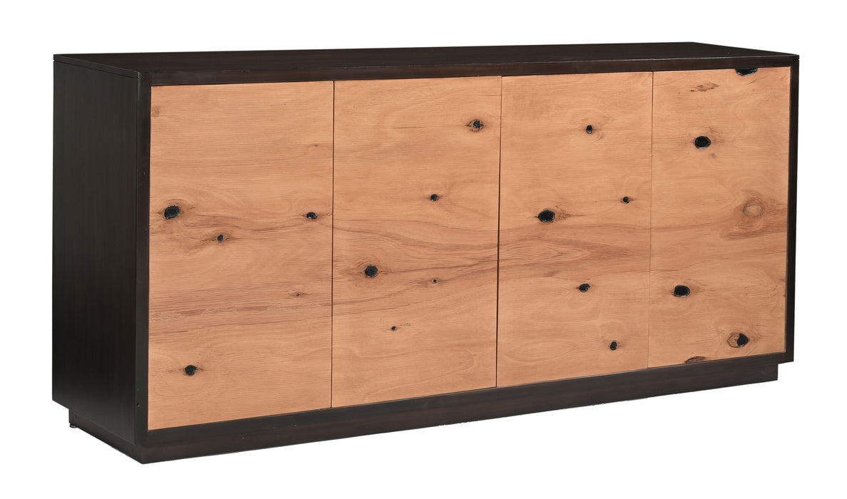 Deshler - Four Door Credenza - Black