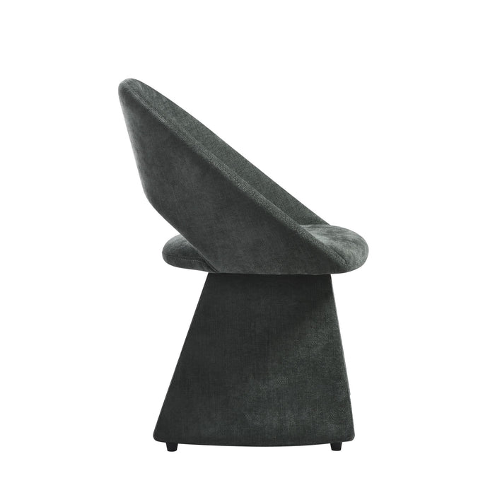 Angelina - Modern Curved Back Upholstered Dining Chair