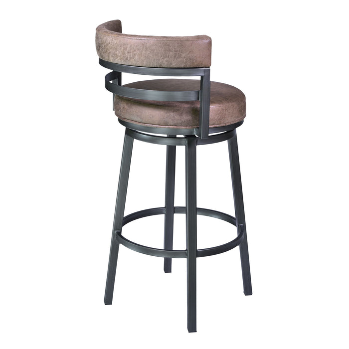 Madrid - Counter Height Swivel Bar Stool - Mineral