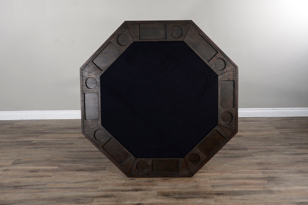 Homestead - Reversible Game And Dining Poker Table - Tobacco Leaf