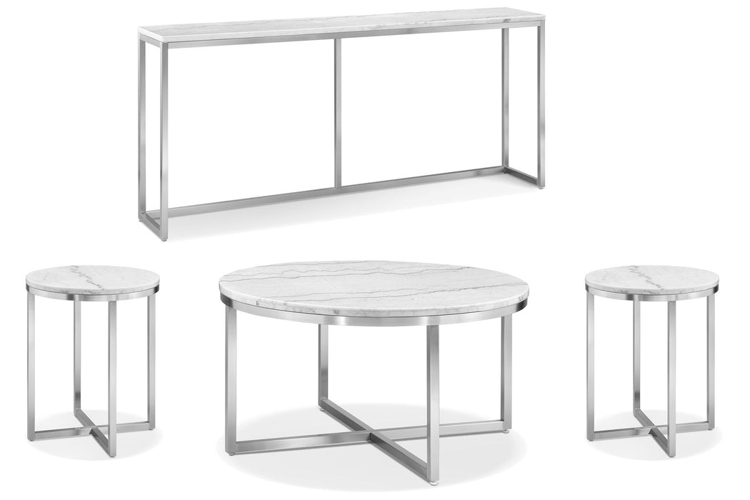Esme - Round Cocktail Table Set