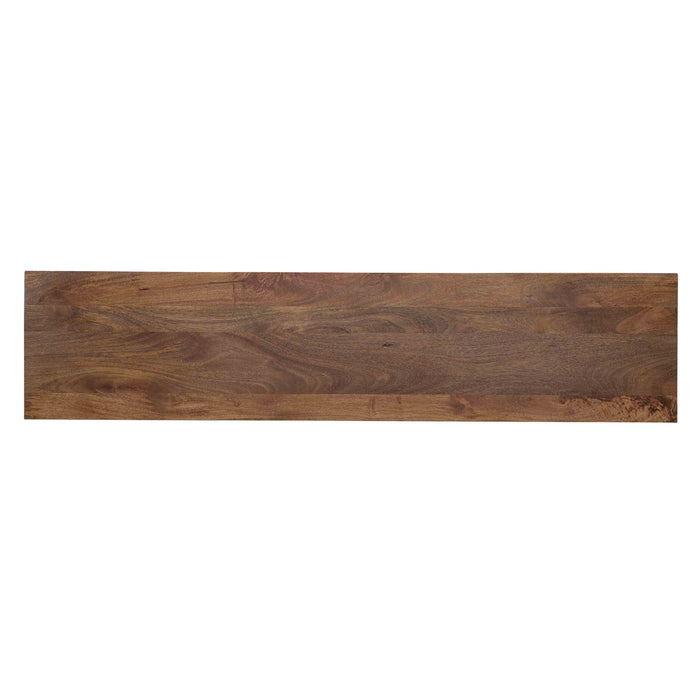 Gateway - Dining Bench - Natural / Nightshade Black