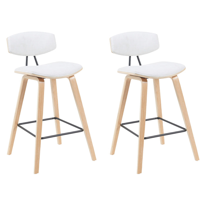 Fox - Swivel Bar Height Stool - Light Brown