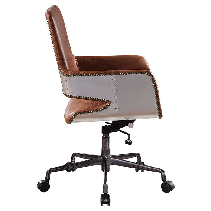 Kamau - Office Chair - Vintage Cocoa Top Grain Leather