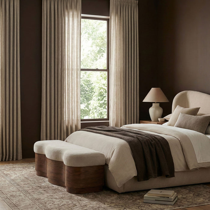 Savoy - Bench With Brown Base