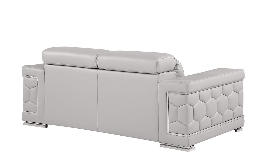 296 - Genuine Leather Living Room Set