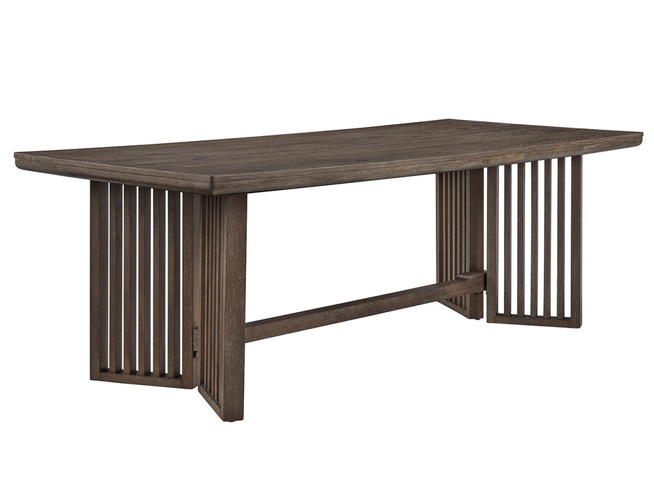 Kavanaugh - Trestle Dining Table - Weathered Kona Brown