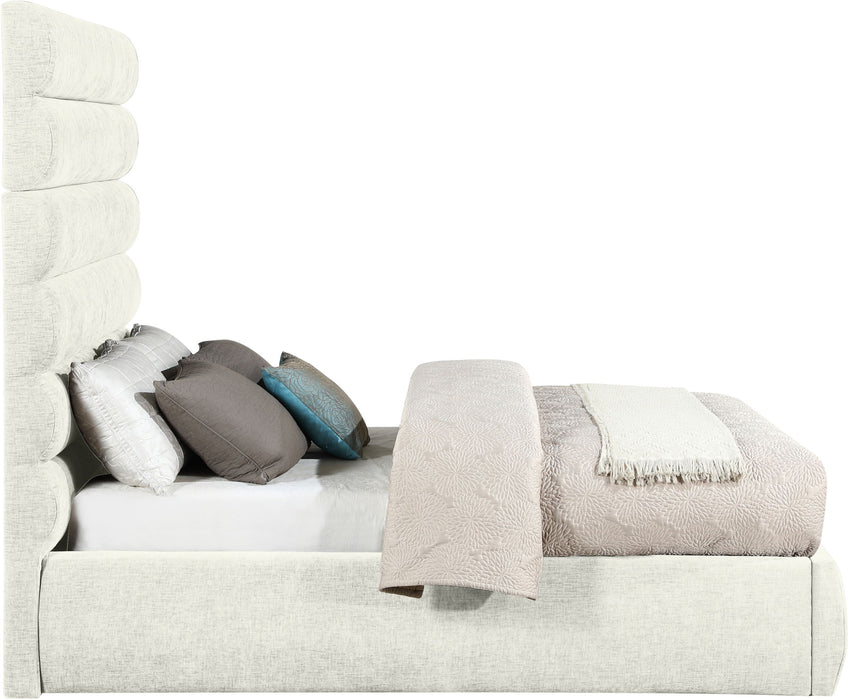 Adam - Chenille Fabric Bed With 70.5" Headboard