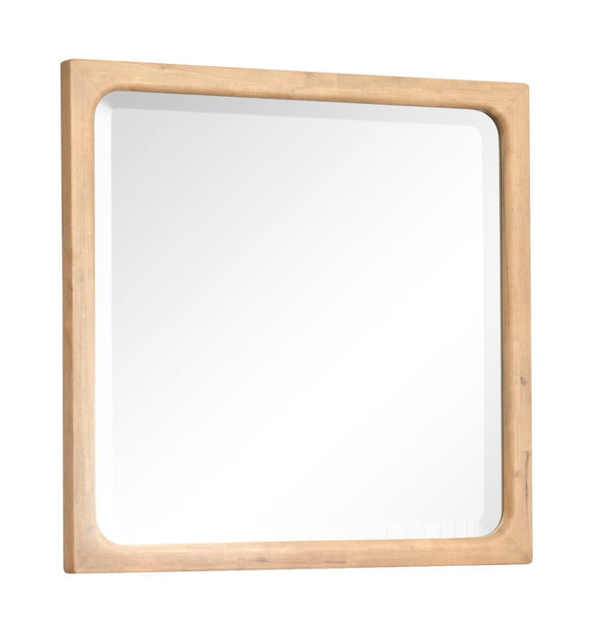 Somerset - Landscape Mirror - Light Brown