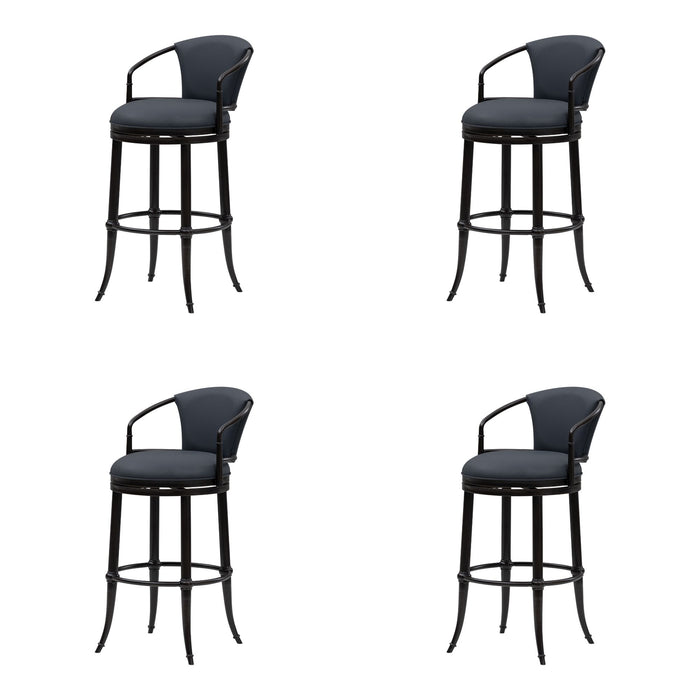 Otis - Upholstered Swivel Bar Height Barstool