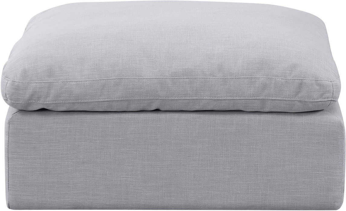 Indulge - Linen Ottoman