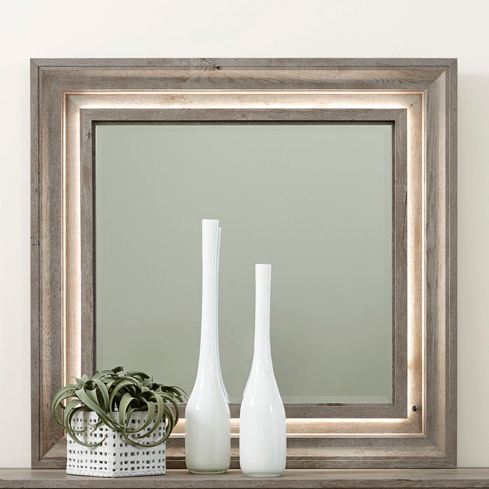 Horizons - Lighted Mirror - Gray