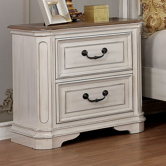 Pembroke - Nightstand - Antique Whitewash