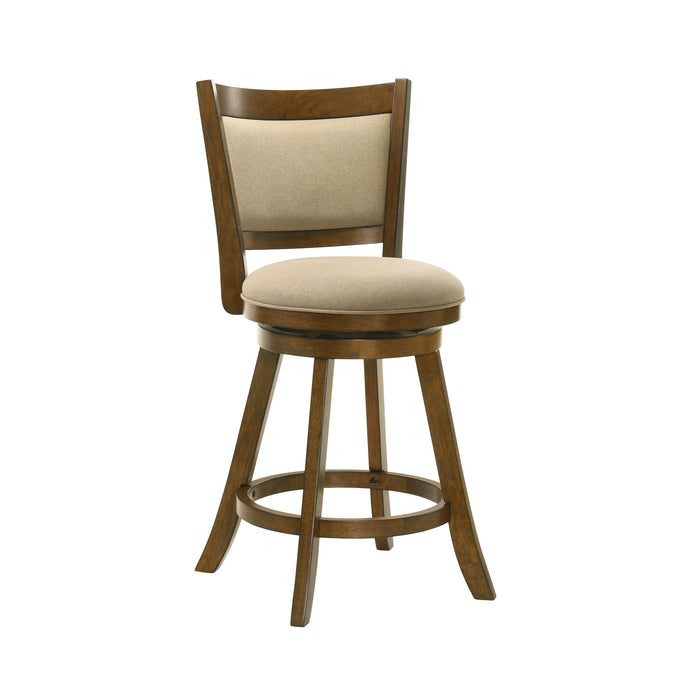 Aiden - Modern Farmhouse Swivel Wood Counter Height Kitchen Bar Stool