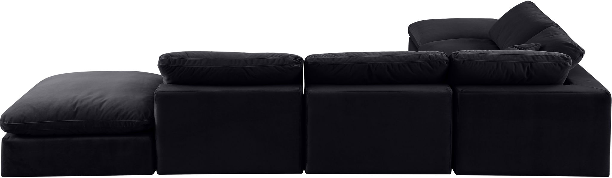 Comfy - 6 Piece Velvet Modular Sectional
