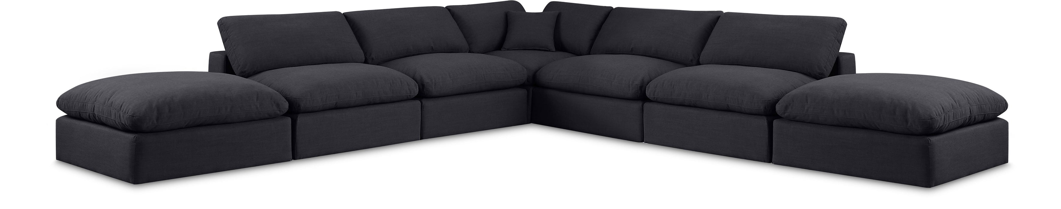 Comfy - 7 Piece Linen Modular Corner Sectional