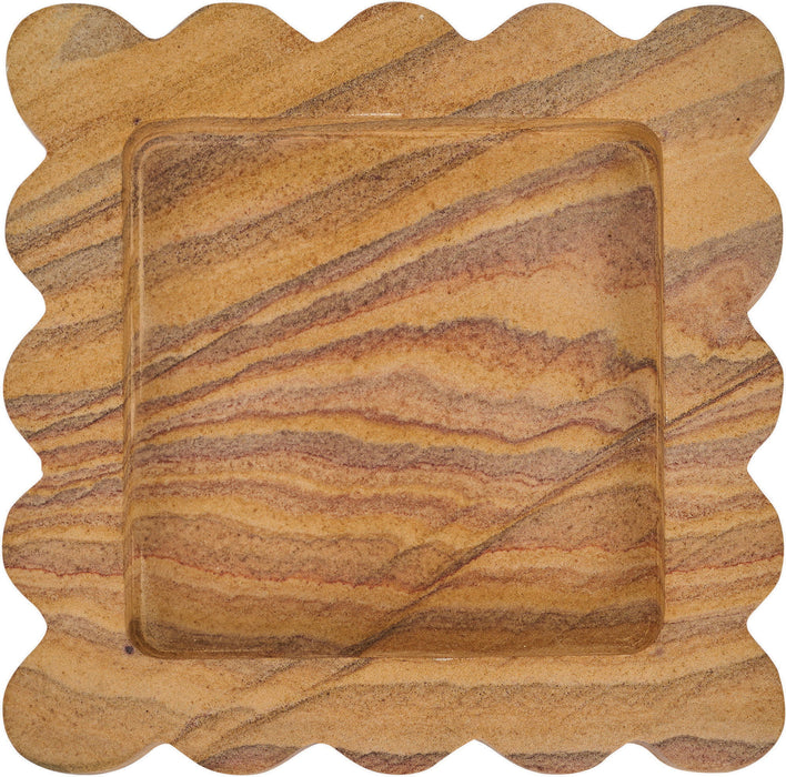 Natalie - Sandstone Tray - Sand