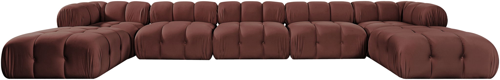 Orin - 7 Piece Modular Sectional (3 Modular Chairs, 2 Corner Chairs & 2 Ottomans)