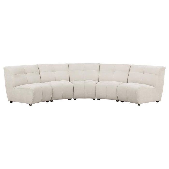 Charlotte - Upholstered Curved Modular Sectional Sofa