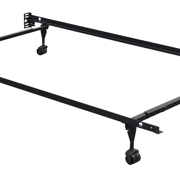 Metal Frame - Twin/Full Metal Bed Frame - Black