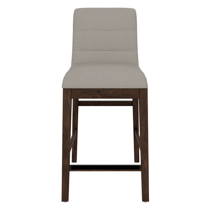 Ronin - Upholstered Stools (Set of 2) - Rich Brown