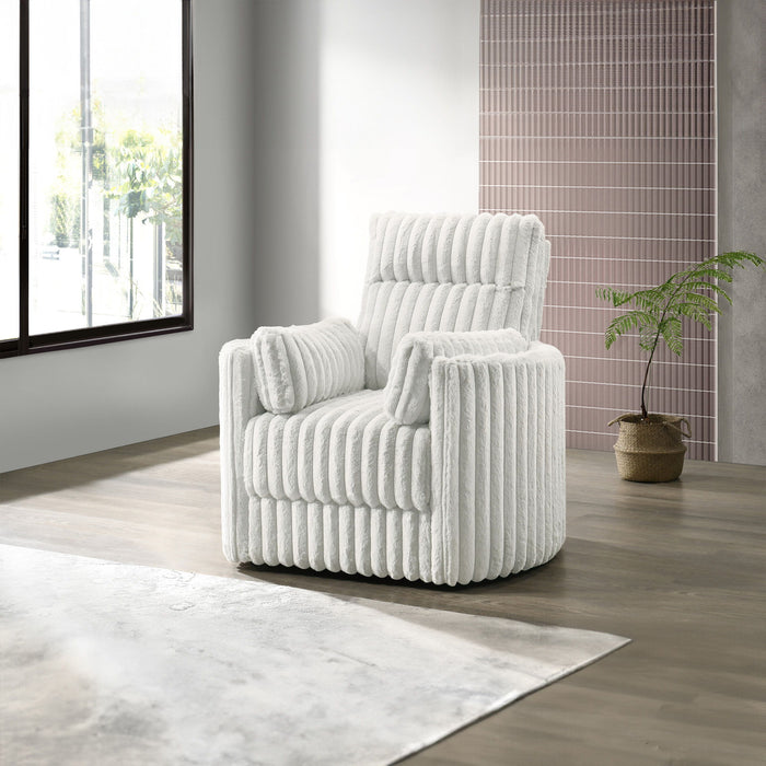 Embrace - Swivel Accent Chair - Cream