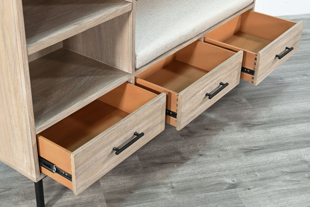 Jenny - Bench Hall Tree - Wheat