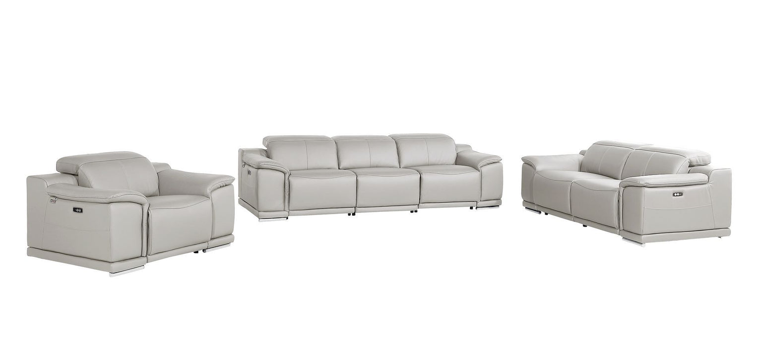 9762 - 6-Piece Modular Power Reclining Sofa, Loveseat And Chair Set With 6 Power Recliners In