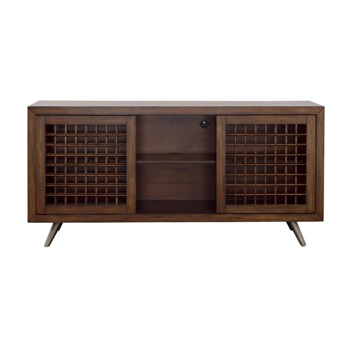 Manchester - Three Sliding Door Credenza - Brown