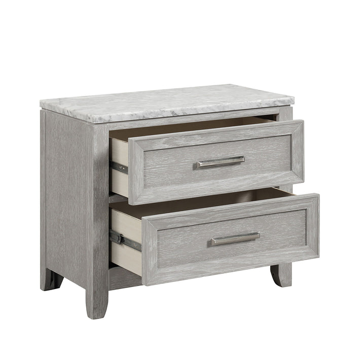 Fiona - Nightstand - Mist Gray