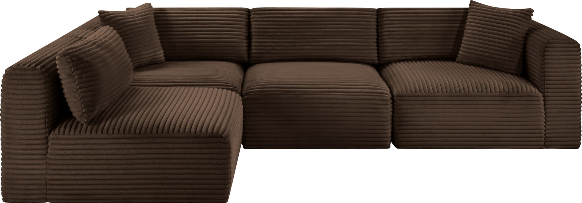 Shaggy - 4 Piece Modular Sectional