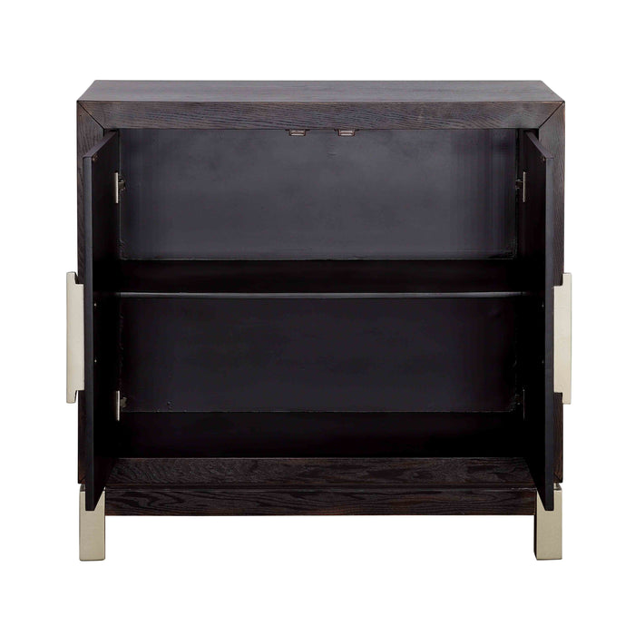 Medici - Two Door Cabinet - Black / Gold