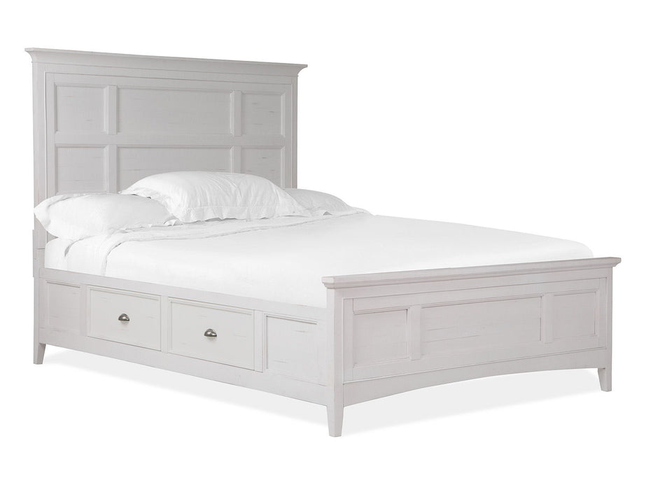 Heron Cove - Complete Panel Bed With Storage Rails