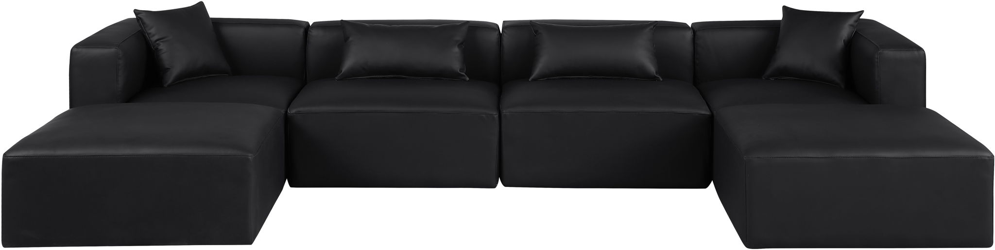 Cube - 6 Piece Modular Double Chaise Sectional