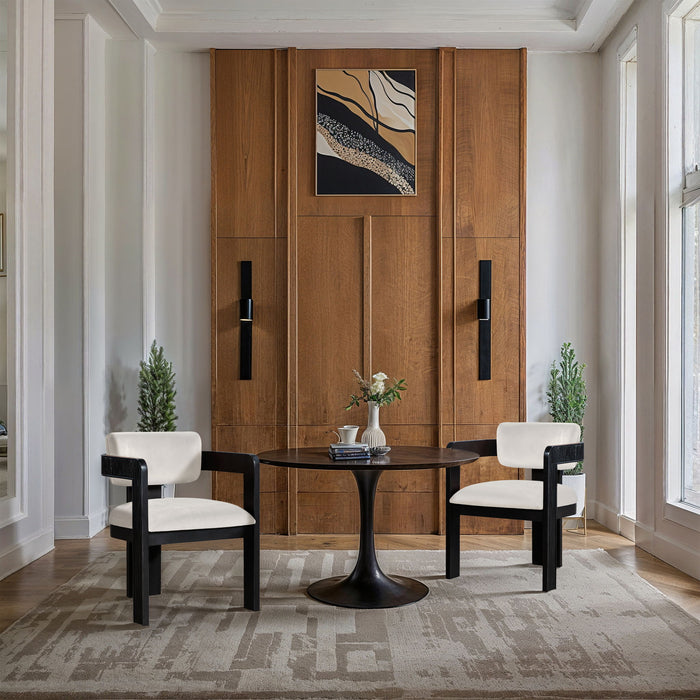 Sacha - Velvet Dining Chair With Black Base (Set of 2)