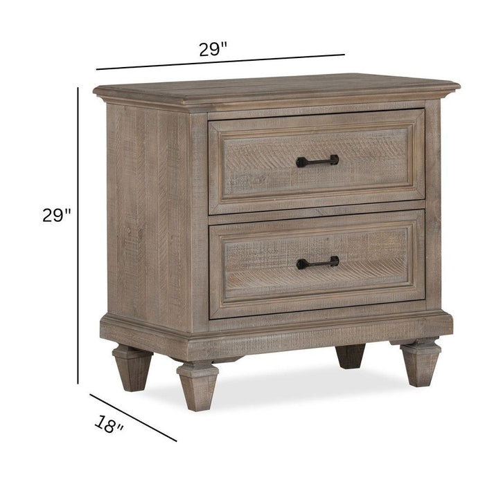 Lancaster - Drawer Nightstand - Dovetail Gray