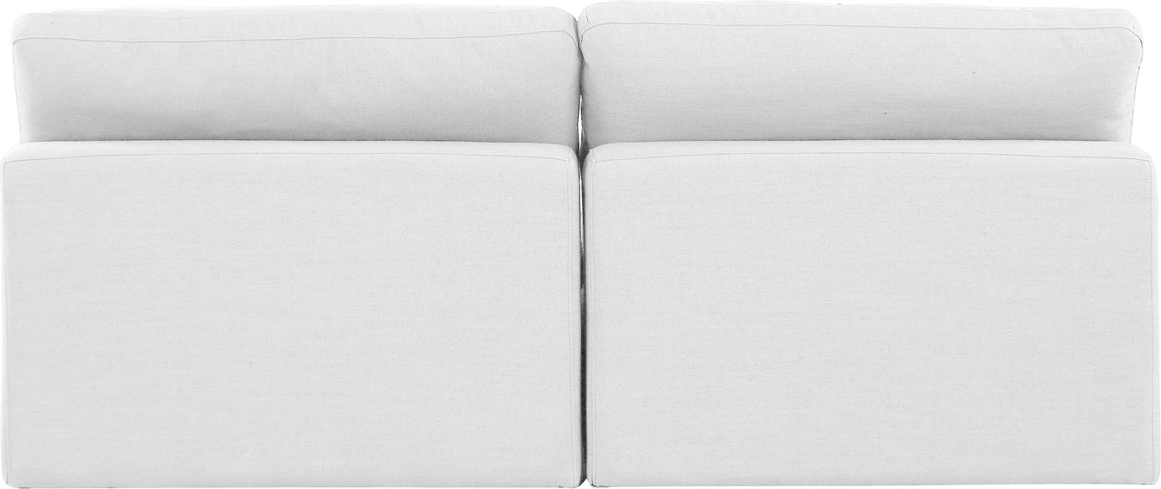 Comfy - Linen Modular Armless Sofa 2 Seats