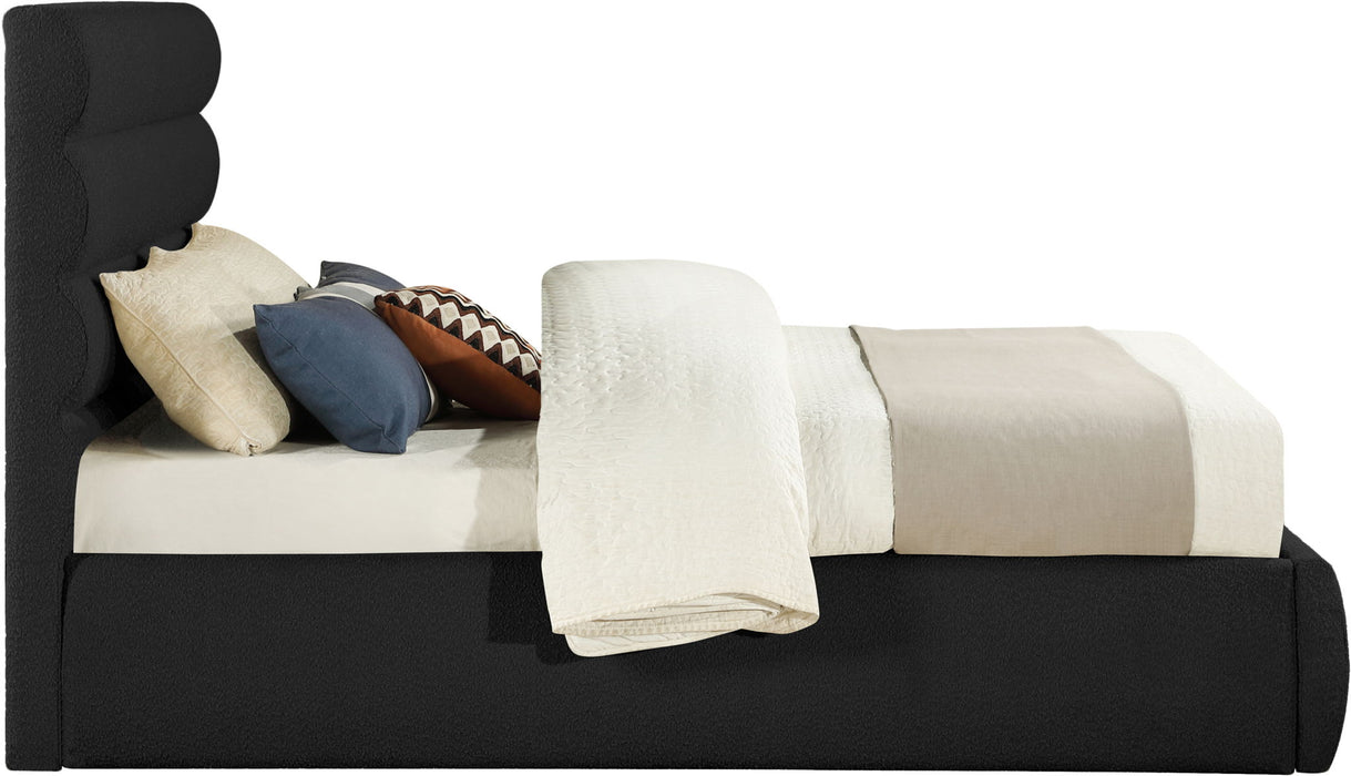 Adam - Boucle Fabric Bed With 52" Headboard