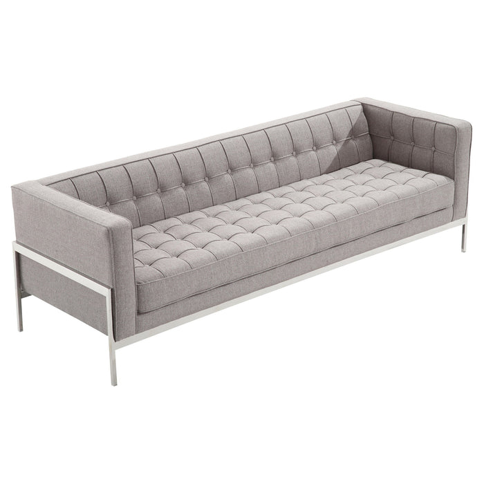 Andre - Contemporary Sofa - Gray Tweed