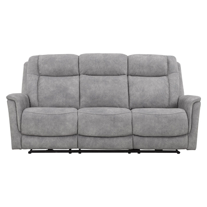 Linus - Zero Gravity Power Reclining Sofa - Hudson Gray