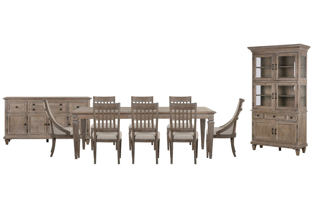 Lancaster - 11 Piece Extendable Rectangular Dining Table Set
